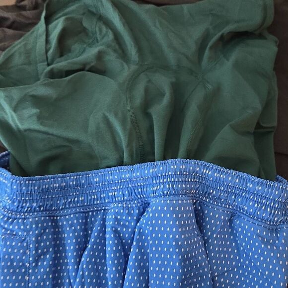 Lululemon Shorts Pace Breaker Lined Large Geometric Pattern Stretch Performance - Picture 8 of 10